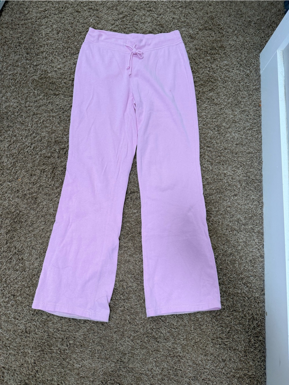 PacSun Women's Light Pink Wide Leg Drawstring Pants